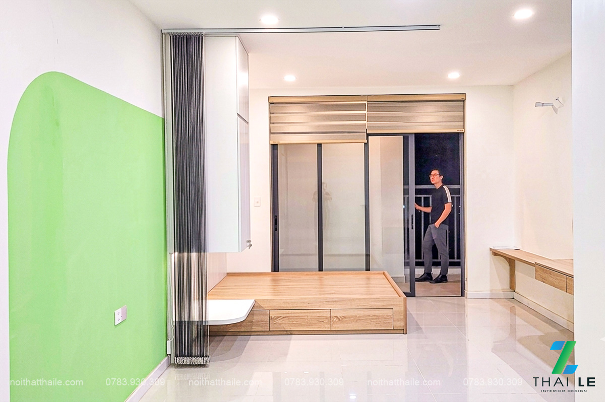 Thi công nội thất căn hộ Central Premium B0820 | 49m2